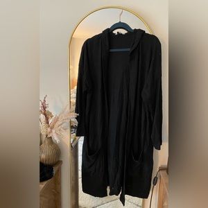 Hooded Maxi Cardigan
